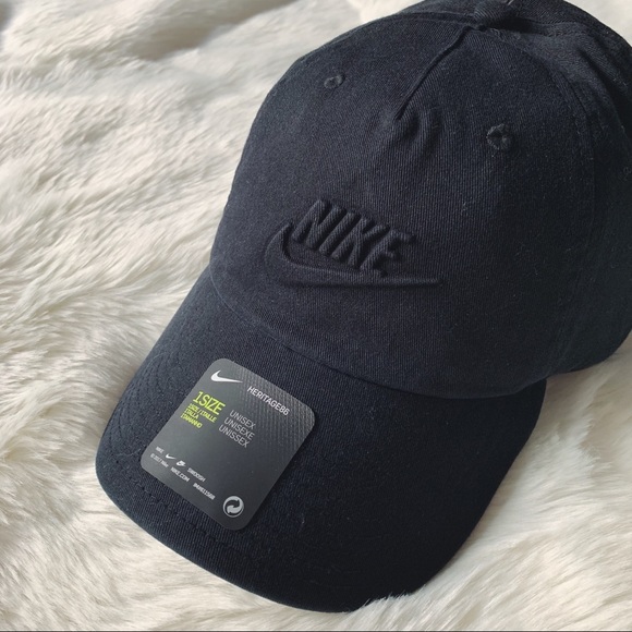 Nike Accessories - Nike Black Embossed Logo Unisex Dad Hat